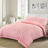 Alya Polyester Cotton Printed Duvet Cover and Pillowcase Bed Set