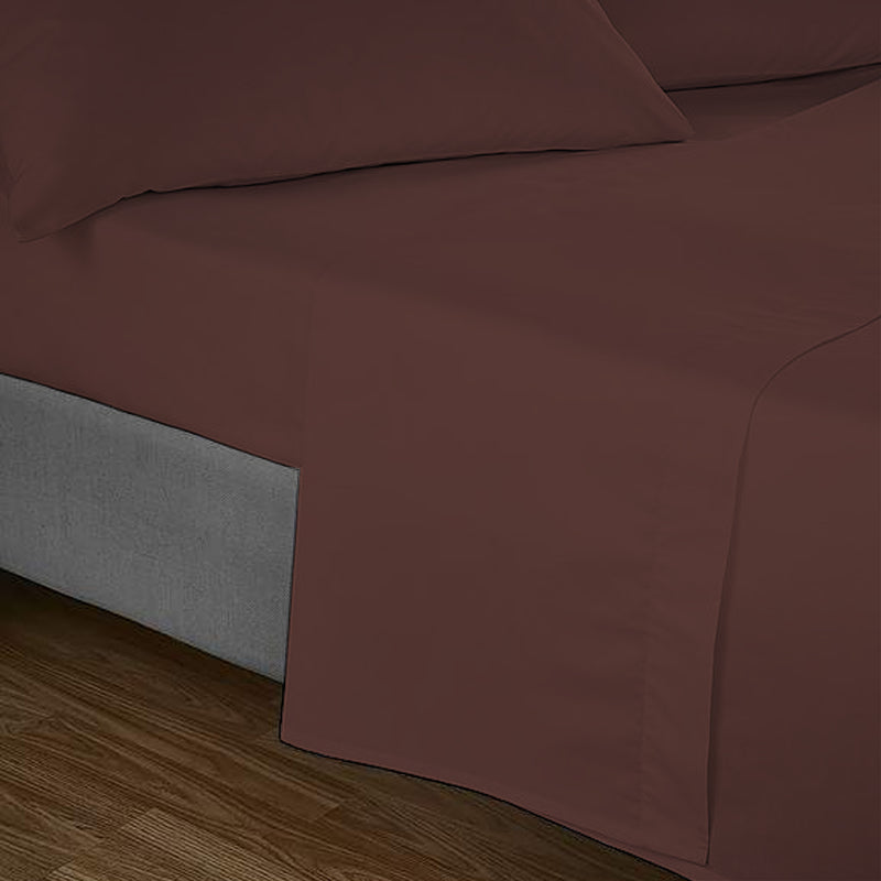 Luxe 200 Thread Count 100% Cotton Satin Flat Sheets