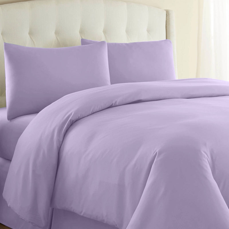 Luxe 200 Thread Count 100% Cotton Satin Duvet Cover Set