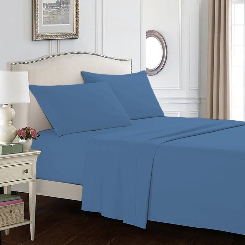 Easycare Polyester Cotton Fitted Bed Sheet