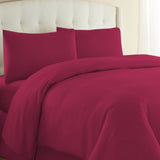 Luxe 200 Thread Count 100% Cotton Satin Duvet Cover Set