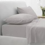 Easycare Polyester Cotton Fitted and Flat Bed Sheet Set