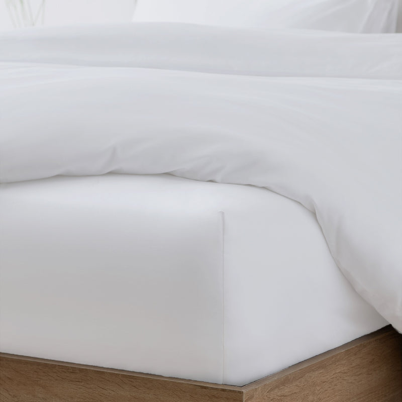 Luxe 200 Thread Count 100% Cotton Satin Fitted Sheets