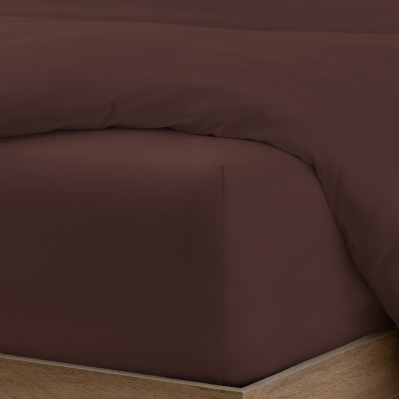 Luxe 200 Thread Count 100% Cotton Satin Fitted Sheets