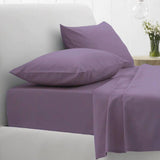 Easycare Polyester Cotton Fitted and Flat Bed Sheet Set