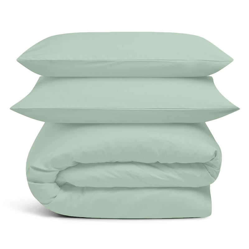 Easycare Polyester Cotton Duvet Cover and Pillowcase Set