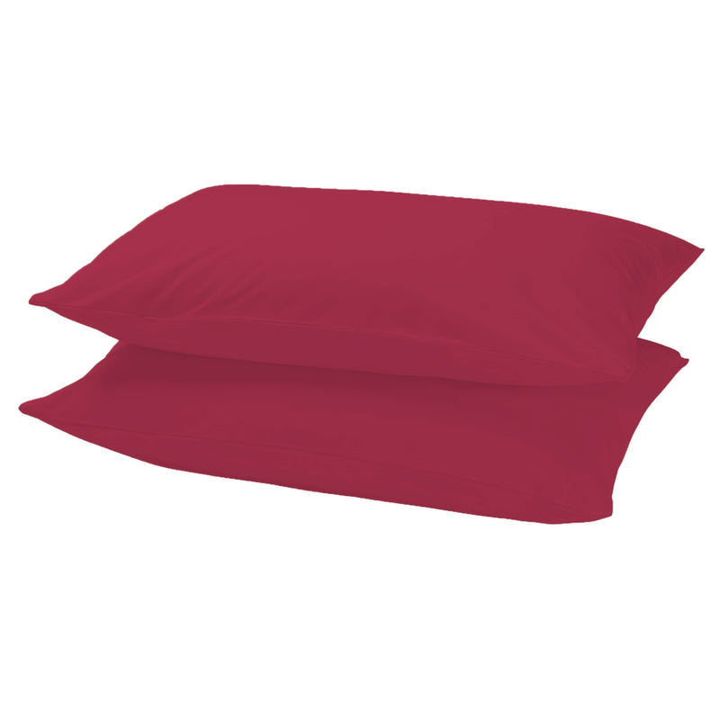 Easycare Polyester Cotton Pillowcase Pair