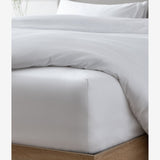 Luxe 400 Thread Count 100% Cotton Satin Deep Fitted Sheet